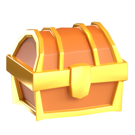 Coffre  3D Icon