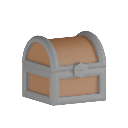 Coffre  3D Icon