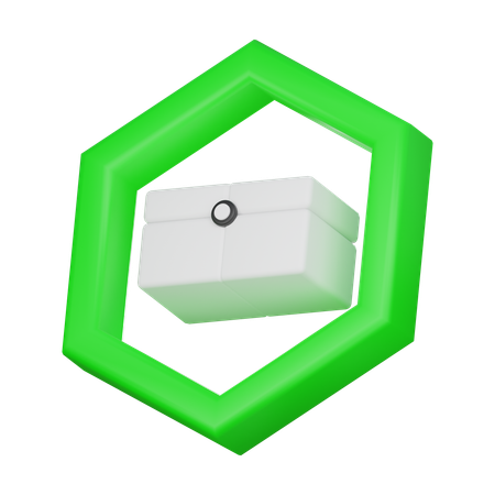 Coffre en bois  3D Icon