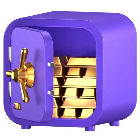 Coffre-fort  3D Icon