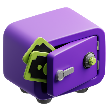 Coffre-fort  3D Icon