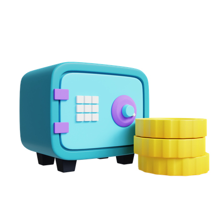 Coffre-fort  3D Icon