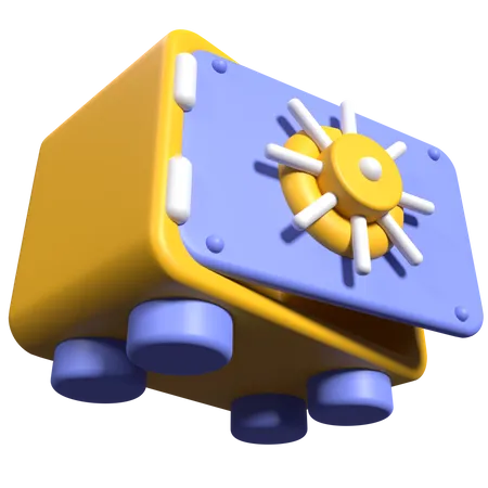 Coffre-fort  3D Icon