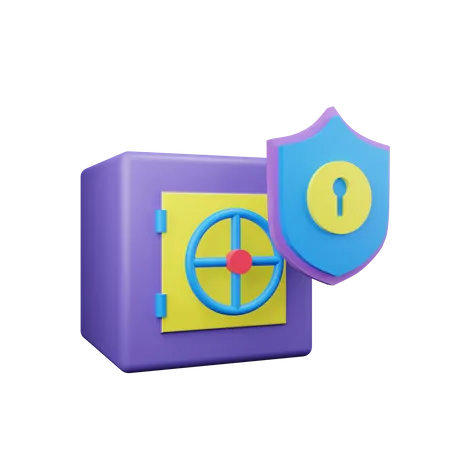 Coffre-fort  3D Icon