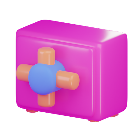 Coffre-fort  3D Icon