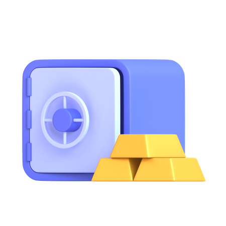 Coffre-fort  3D Icon