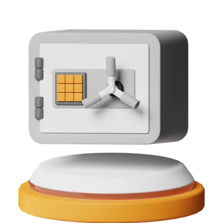 Coffre-fort  3D Icon