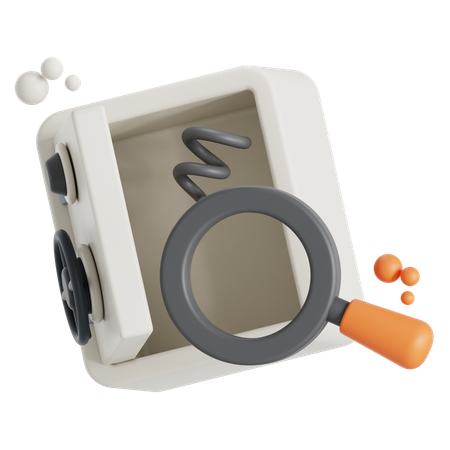 Coffre-fort vide  3D Icon