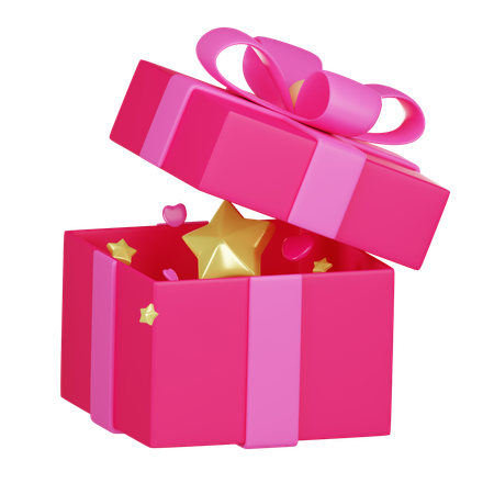 Boite cadeau  3D Icon