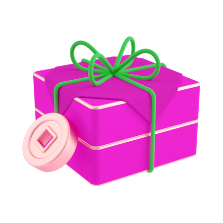 Boite cadeau  3D Icon