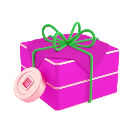 Boite cadeau  3D Icon