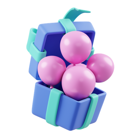 Boite cadeau  3D Icon