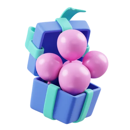 Boite cadeau  3D Icon