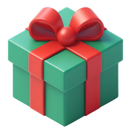 Boite cadeau  3D Icon