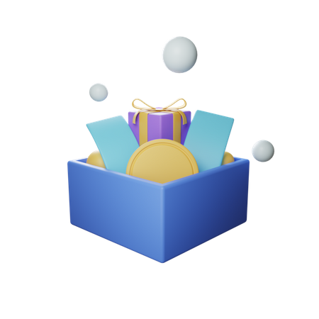 Boite cadeau  3D Illustration