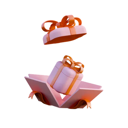 Boite cadeau  3D Illustration