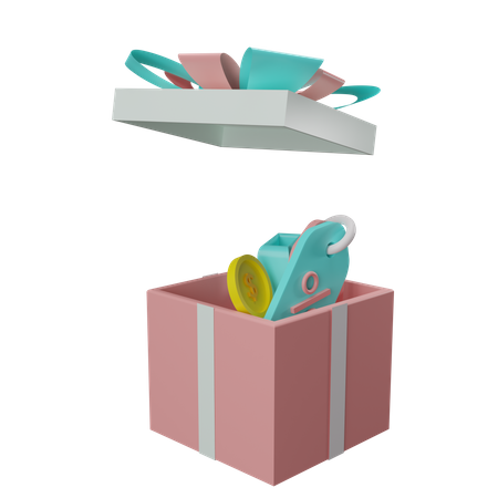 Boite cadeau  3D Illustration