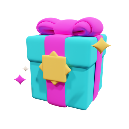 Boite cadeau  3D Icon