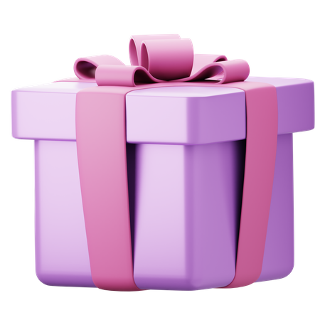 Boite cadeau  3D Icon