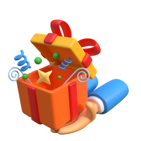 Boite cadeau  3D Icon