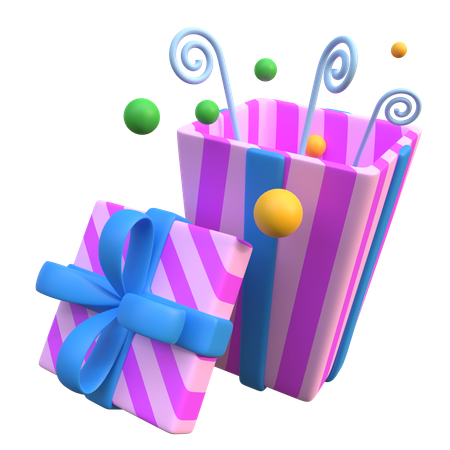 Boite cadeau  3D Icon