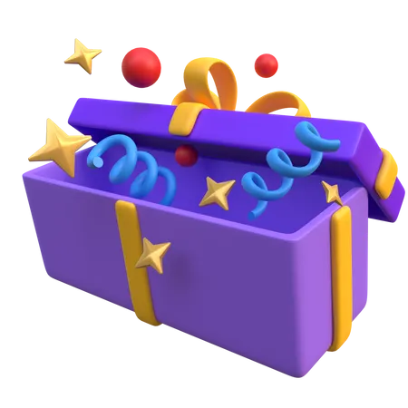 Boite cadeau  3D Icon