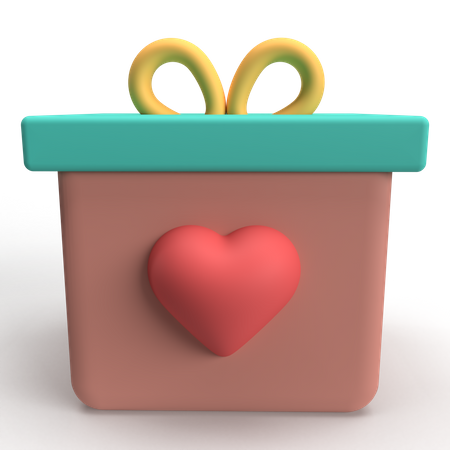 Boite cadeau  3D Icon