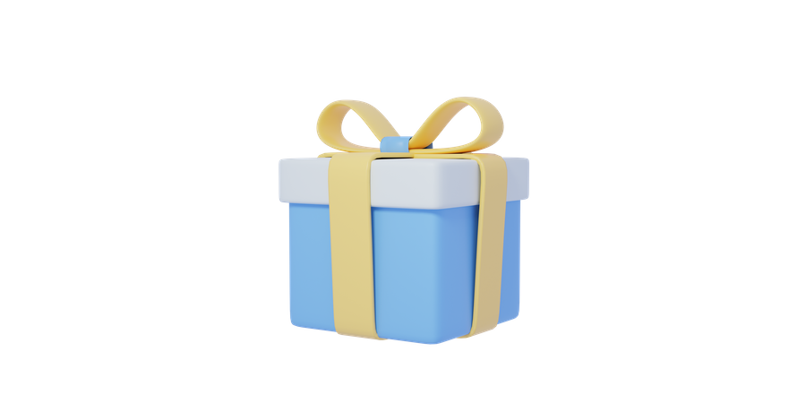 Boite cadeau  3D Icon