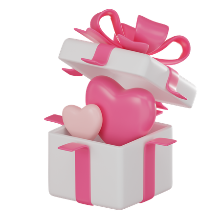 Coffret cadeau d'amour  3D Icon