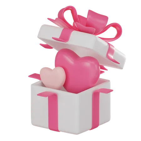 Coffret cadeau d'amour  3D Icon