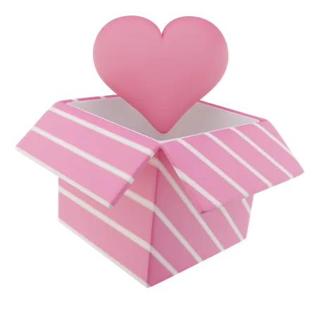 Coffret cadeau d'amour  3D Icon