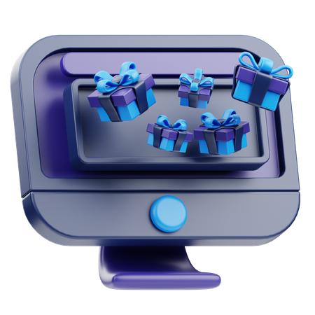 Coffret cadeau en ligne  3D Icon