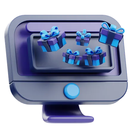 Coffret cadeau en ligne  3D Icon