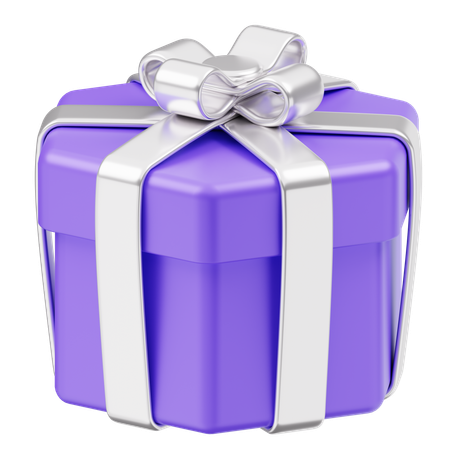 Coffret Cadeau Noël Violet  3D Icon