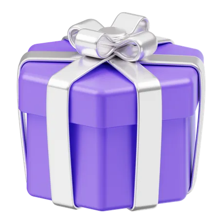 Coffret Cadeau Noël Violet  3D Icon