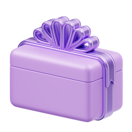 Coffret Cadeau Noël Violet  3D Icon