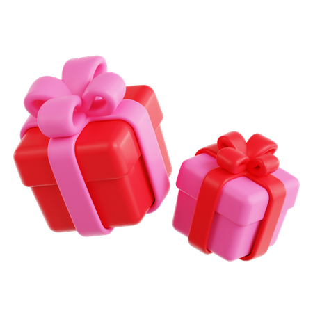 Coffret cadeau Saint Valentin  3D Icon
