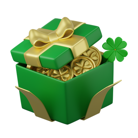 Coffret cadeau saint patrick  3D Icon