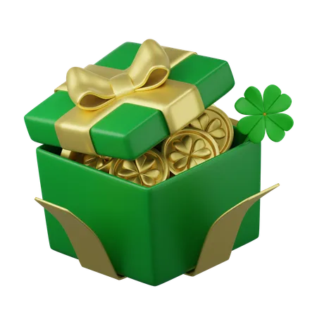 Coffret cadeau saint patrick  3D Icon