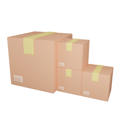 Paquet de boîte  3D Icon
