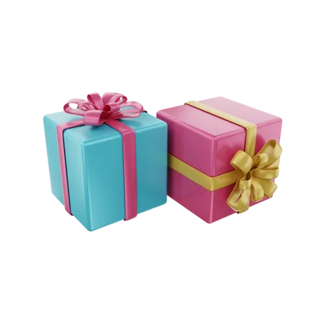 Coffrets cadeaux  3D Illustration