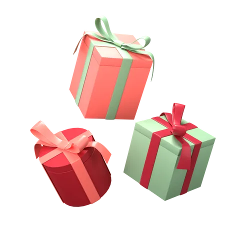 Coffrets cadeaux  3D Illustration