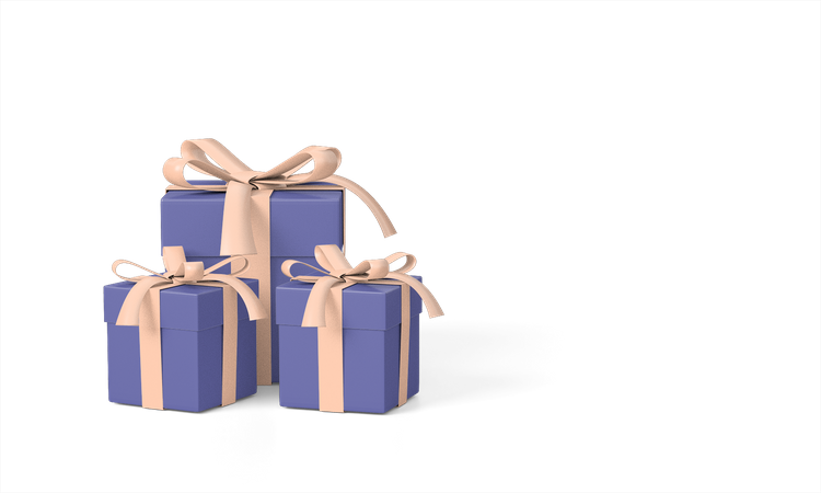 Coffrets cadeaux  3D Icon