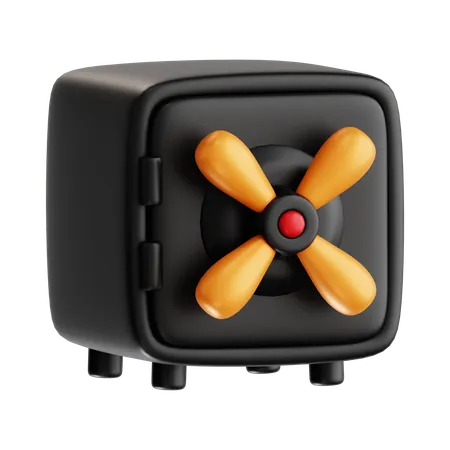 Cofre  3D Icon