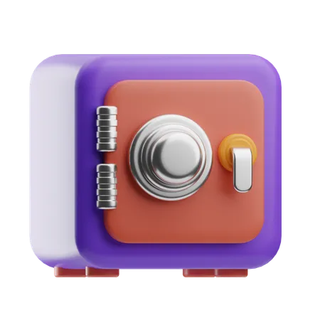 Cofre  3D Icon