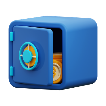 Cofre  3D Icon