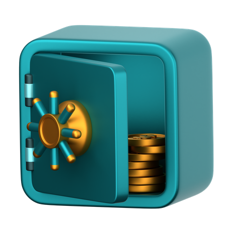 Cofre  3D Icon