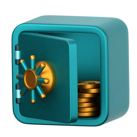 Cofre  3D Icon