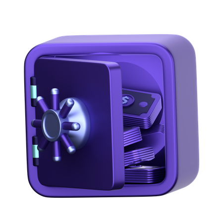 Cofre  3D Icon