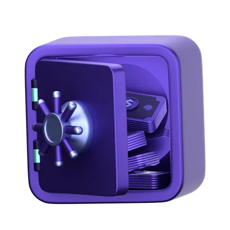 Cofre  3D Icon